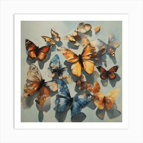 Butterflies Art Print