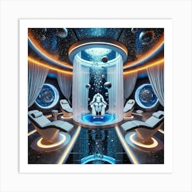 A Futuristic Spa Treatment Called Zero G Relaxatio Art Print