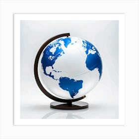 World Globe Art Print