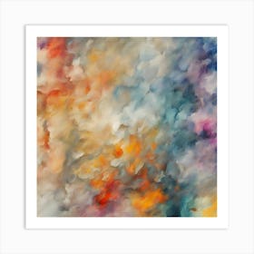 Abstract Of Clouds Art Print