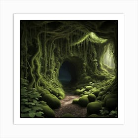 Mossy Forest Art Print