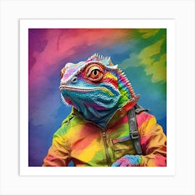 Chameleon 13 Art Print