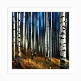 Birch Forest 8 Art Print