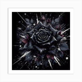 Black Rose 5 Art Print