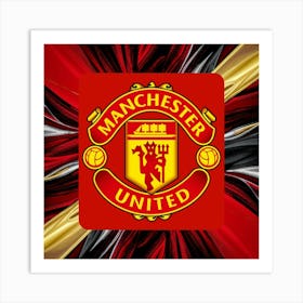 Manchester United F.C. Logo Wall Art 3 Art Print