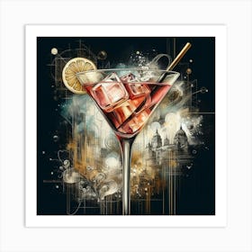 Martini 3 Art Print