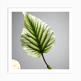 Pear leaf Art Print