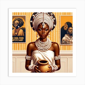 African Woman Art Print