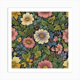 Floral artwork Art Print