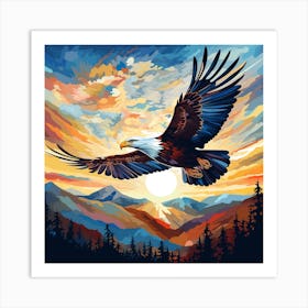 The Eagle Soars Art Print