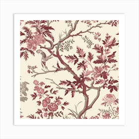 Asian Wallpaper Art Print