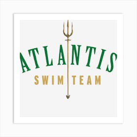 Atlantis Swim Team Art Print