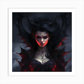 Devil Woman Art Print