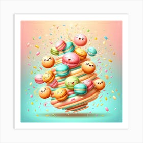 Macarons 3 Art Print