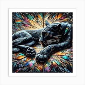 Creative Wild Animal Representation 102 Art Print