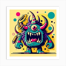 Monster 10 Art Print