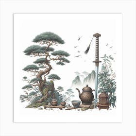 Jian Sword, China 2 Art Print