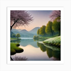 Peaceful Landscapes Photo (95) Art Print