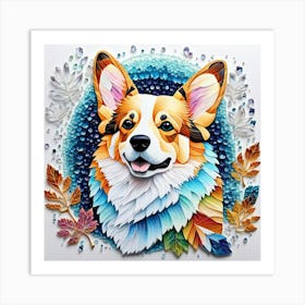 CrystalCorgi Art Print