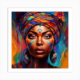 African Woman 19 Art Print