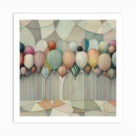Balloons 9 Art Print