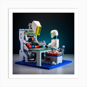 Lego Robot Art Print