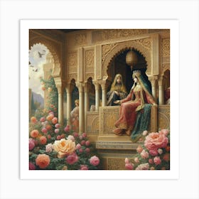 beautiful lady48 Art Print