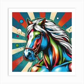 Pop Horse Art Print