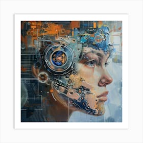 Cyborg 1 Art Print