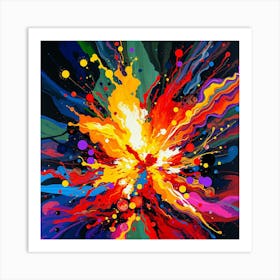 Explosion 2 Art Print