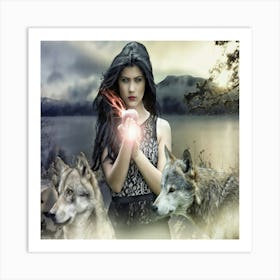 Wolf Spirit 1 Art Print