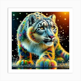 Snow Leopard 22 Art Print