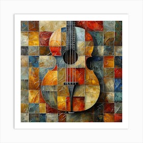 Guitar Wall Art Art Print