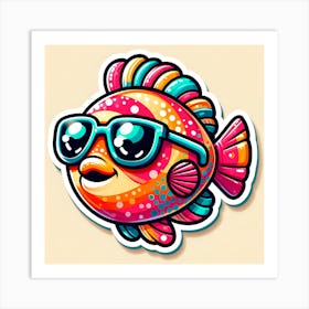 Fish Sticker 2 Art Print