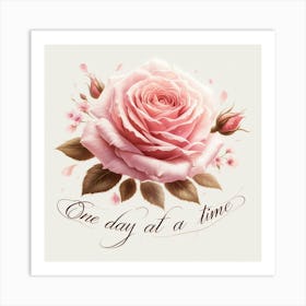 One Day At A Time 3 Art Print