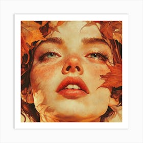 Autumn Leaves 9 Art Print