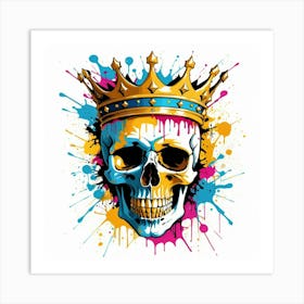 Graffiti Skull 11 Art Print