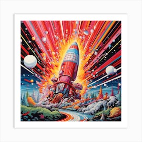 Spaceship Art Print