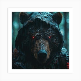 Bear In The Woods 2 Art Print