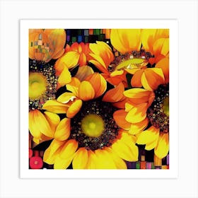 Sunflowers 3 Art Print