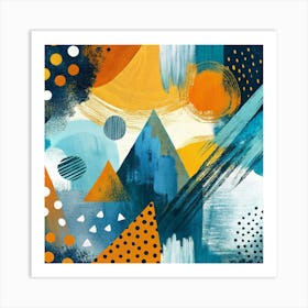 Abstract Painting 128 Art Print