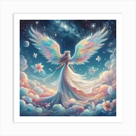 Angel With Wings 3 Art Print