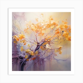 AI Sunny Serenade Art Print