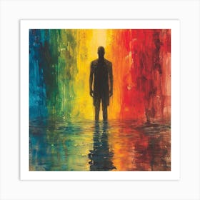 Rainbow Man 1 Art Print