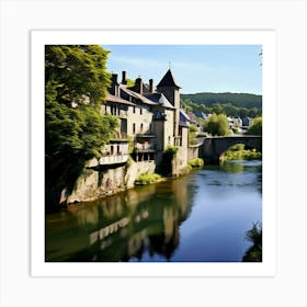 River In France Art Print