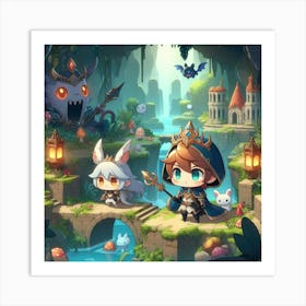 Tiny Tales From A Lost Kingdom 1 Art Print