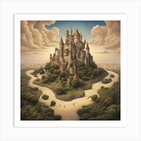 Castle In The Sky Art Print