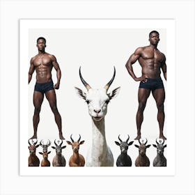 Goats 1 Art Print