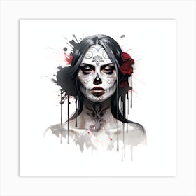 Day Of The Dead Girl 1 Art Print