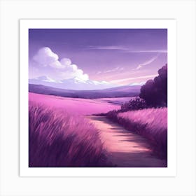 Simple Plain Foreground Art Print